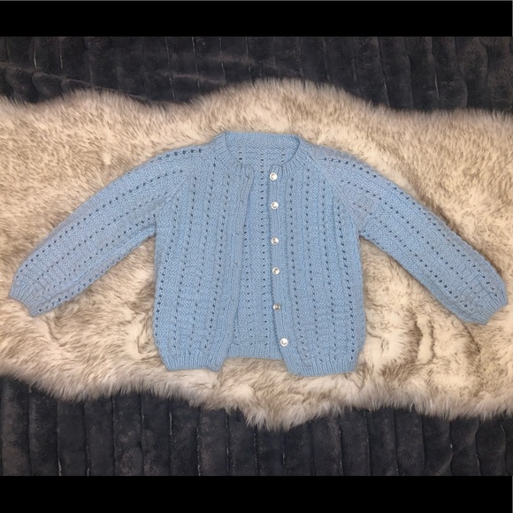 Handmade Kids Knit Sweater💙 - Picture 1 of 5